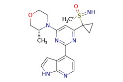 eMolecules​&nbsp;Ambeed / (3R)-3-Methyl-4-(6-((2R)-2-((R)-S-methylsulfonimidoyl)cyclopropyl)-2-(1H-pyrrolo[23-b]pyridin-4-yl)pyrimidin-4-yl)morpholine / 1mg / 507838092 / A205112 /  / 1352226-88-0 / MFCD28952790 / 412.510 / C20H24N6O2S