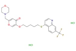 eMolecules​ 754240-09-0 | Ambeed | 2-(Morpholinomethyl)-5-((5-((7-(trifluoromethyl)quinolin-4-yl)thio)pentyl)oxy)-4H-pyran-4-one