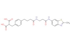 eMolecules​&nbsp;Ambeed / 2-(4-(4-((3-((2-Methylbenzo[d]thiazol-6-yl)amino)-3-oxopropyl)amino)-4-oxobutyl)benzyl)malonic acid / 1mg / 598442868 / A879979 /  / 1370290-34-8 / MFCD29913759 / 497.570 / C25H27N3O6S