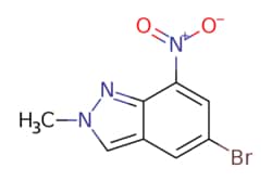 eMolecules​ 1363383-35-0 | 5-bromo-2-methyl-7-nitro-indazole | Pharmablock