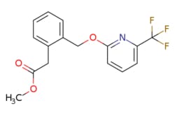 eMolecules​&nbsp;Ambeed / Methyl 2-(2-(((6-(trifluoromethyl)pyridin-2-yl)oxy)methyl)phenyl)acetate / 1g / 633657907 / A1482498 /  / 187327-30-6 / [null] / 325.287 / C16H14F3NO3