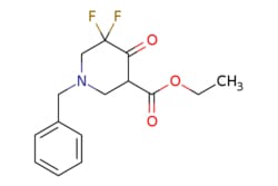 eMolecules​&nbsp;Pharmablock / ethyl 1-benzyl-55-difluoro-4-oxopiperidine-3-carboxylate / 25mg / 551258283 / PBN20111072 / 0.000 / 1067915-34-7 / MFCD16036533 / 297.302 / C15H17F2NO3