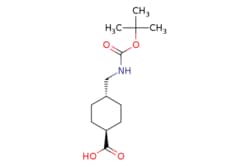 eMolecules​&nbsp;Ambeed / trans-4-[(Boc-amino)methyl]cyclohexanecarboxylic Acid / 5g / 533498208 / A100805 /  / 27687-14-5 / MFCD00673773 / 257.330 / C13H23NO4