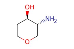 eMolecules​&nbsp;Pharmablock / (3R4R)-3-aminooxan-4-ol / 25mg / 586153629 / PBZJ0009 / 0.000 / 1350734-61-0 / [null] / 117.148 / C5H11NO2