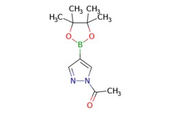 eMolecules​&nbsp;Pharmablock / 1-[4-(tetramethyl-132-dioxaborolan-2-yl)-1H-pyrazol-1-yl]ethan-1-one / 25mg / 761743979 / PB07300 / 0.000 / 1150561-76-4 / MFCD09027064 / 236.080 / C11H17BN2O3
