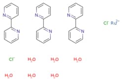 eMolecules​&nbsp;Ambeed / Tris(22-bipyridyl)ruthenium(II) chloride hexahydrate / 1g / 490493309 / A109916 /  / 50525-27-4 / MFCD26940142 / 748.620 / C30H36Cl2N6O6Ru