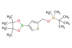 eMolecules​&nbsp;Ambeed / tert-Butyldimethyl((4-(4455-tetramethyl-132-dioxaborolan-2-yl)thiophen-2-yl)methoxy)silane / 100mg / 696731636 / A1531391 /  / 2828439-46-7 / [null] / 354.390 / C17H31BO3SSi
