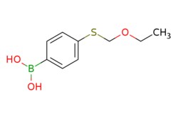eMolecules​&nbsp;Ambeed / (4-((Ethoxymethyl)thio)phenyl)boronic acid / 250mg / 742299931 / A411203 /  / 2096331-89-2 / MFCD19237160 / 212.070 / C9H13BO3S
