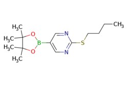 eMolecules​&nbsp;Ambeed / 2-(Butylthio)-5-(4455-tetramethyl-132-dioxaborolan-2-yl)pyrimidine / 100mg / 714084361 / A1545131 /  / 2828444-01-3 / [null] / 294.220 / C14H23BN2O2S