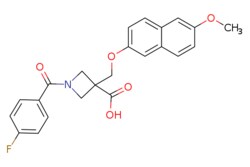 eMolecules​ 1078166-57-0 | Ambeed | 1-(4-Fluorobenzoyl)-3-(((6-methoxynaphthalen-2-yl)oxy)methyl)azetidine-3-carboxylic