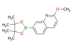 eMolecules​&nbsp;Ambeed / 2-Methoxy-7-(4455-tetramethyl-132-dioxaborolan-2-yl)quinoline / 100mg / 717677631 / A1617457 /  / 2828445-20-9 / [null] / 285.150 / C16H20BNO3