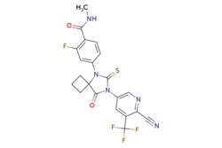 eMolecules​ 956104-40-8 | Ambeed | 4-(7-(6-Cyano-5-(trifluoromethyl)pyridin-3-yl)-8-oxo-6-thioxo-57-diazaspiro[3.4]octan-5-yl)-2-fluoro-N-methylbenzamide