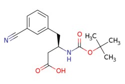 eMolecules​&nbsp;ChemScene / (R)-3-((tert-Butoxycarbonyl)amino)-4-(3-cyanophenyl)butanoic acid / 100mg / 602868165 / CS-0154559 / 0.000 / 269726-83-2 / MFCD01860978 / 304.346 / C16H20N2O4