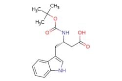 eMolecules​&nbsp;Ambeed / (S)-3-((tert-Butoxycarbonyl)amino)-4-(1H-indol-3-yl)butanoic acid / 100mg / 491676686 / A646992 /  / 229639-48-9 / MFCD01862938 / 318.373 / C17H22N2O4
