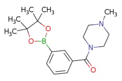 eMolecules​&nbsp;Ambeed / (4-Methylpiperazin-1-yl)(3-(4455-tetramethyl-132-dioxaborolan-2-yl)phenyl)methanone / 250mg / 721299105 / A253857 /  / 883738-38-3 / MFCD05864308 / 330.240 / C18H27BN2O3