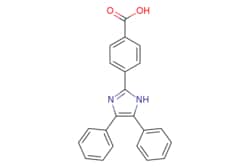 eMolecules​&nbsp;Ambeed / 4-(45-Diphenyl-1H-imidazol-2-yl)benzoic acid / 1g / 586454078 / A241840 /  / 5496-35-5 / MFCD00999654 / 340.382 / C22H16N2O2
