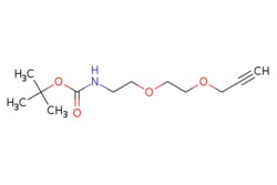 eMolecules​&nbsp;Ambeed / tert-Butyl (2-(2-(prop-2-yn-1-yloxy)ethoxy)ethyl)carbamate / 250mg / 602853155 / A761594 /  / 869310-84-9 / MFCD22418469 / 243.303 / C12H21NO4