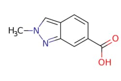 eMolecules​&nbsp;Pharmablock / 2-methyl-2H-indazole-6-carboxylic acid / 25mg / 586137565 / PB02037 / 0.000 / 1031417-46-5 / MFCD15071449 / 176.175 / C9H8N2O2
