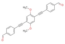 eMolecules​&nbsp;Ambeed / 44-((25-Dimethoxy-14-phenylene)bis(ethyne-21-diyl))dibenzaldehyde / 100mg / 596331740 / A1195934 /  / 1190963-83-7 / [null] / 394.426 / C26H18O4
