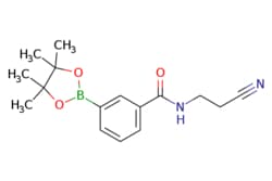 eMolecules​&nbsp;Ambeed / N-(2-Cyanoethyl)-3-(tetramethyl-132-dioxaborolan-2-yl)benzamide / 250mg / 714088358 / A741937 /  / 775351-59-2 / [null] / 300.170 / C16H21BN2O3