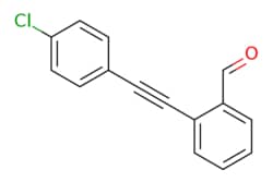 eMolecules​&nbsp;1251832-81-1 | Ambeed |  2-((4-Chlorophenyl)ethynyl)benzaldehyde |  250mg | 525134840 | A222189 | MFCD28369390 | 240.69 |  C15H9ClO