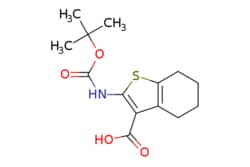 eMolecules​&nbsp;Ambeed / 2-((tert-Butoxycarbonyl)amino)-4567-tetrahydrobenzo[b]thiophene-3-carboxylic acid / 250mg / 570567944 / A156489 /  / 1240361-06-1 / MFCD19441940 / 297.370 / C14H19NO4S