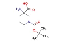 eMolecules​&nbsp;Pharmablock / 3-amino-1-[(tert-butoxy)carbonyl]piperidine-3-carboxylic acid / 25mg / 719860882 / PBZ1693 / 0.000 / 368866-17-5 / MFCD03790945 / 244.291 / C11H20N2O4