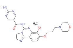 eMolecules​&nbsp;1032568-63-0 | Ambeed |  2-Amino-N-(7-methoxy-8-(3-morpholinopropoxy)-23-dihydroimidazo[12-c]quinazolin-5-yl)pyrimidine-5-carboxamide |  5mg | 491169553 | A199526 | MFCD18633201 | 480.529 |  C23H28N8O4