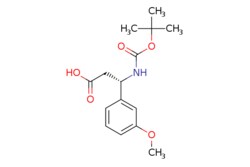 eMolecules​&nbsp;Ambeed / (S)-3-((tert-Butoxycarbonyl)amino)-3-(3-methoxyphenyl)propanoic acid / 100mg / 528571380 / A418030 /  / 499995-77-6 / MFCD03427899 / 295.335 / C15H21NO5