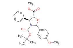 eMolecules​&nbsp;Ambeed / (4S5R)-3-tert-Butyl 5-methyl 2-(4-methoxyphenyl)-4-phenyloxazolidine-35-dicarboxylate / 1g / 649269885 / A250950 /  / 670254-71-4 / MFCD30475633 / 413.470 / C23H27NO6