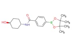 eMolecules​&nbsp;Ambeed / N-((trans-4-Hydroxycyclohexyl)-4-(4455-tetramethyl-132-dioxaborolan-2-yl)benzamide / 100mg / 714084348 / A1544831 /  / 2756214-40-9 / [null] / 345.250 / C19H28BNO4