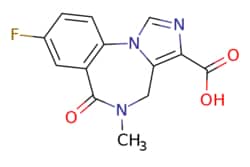 eMolecules​&nbsp;Ambeed / 8-Fluoro-5-methyl-6-oxo-56-dihydro-4H-benzo[f]imidazo[15-a][14]diazepine-3-carboxylic acid / 1mg / 628566640 / A112716 /  / 84378-44-9 / MFCD08061420 / 275.239 / C13H10FN3O3