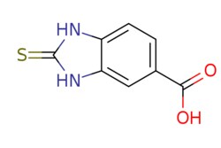 eMolecules​&nbsp;ChemScene / 2-Mercapto-1H-benzo[d]imidazole-5-carboxylic acid / 1g / 536786506 / CS-0040792 / 0.000 / 58089-25-1 / MFCD01233170 / 194.210 / C8H6N2O2S