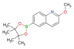 eMolecules​&nbsp;Ambeed / 2-Methoxy-6-(4455-tetramethyl-132-dioxaborolan-2-yl)quinoline / 100mg / 586037630 / A779557 /  / 1201644-36-1 / MFCD18383956 / 285.150 / C16H20BNO3