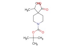 eMolecules​&nbsp;ChemScene / 1-(tert-Butoxycarbonyl)-4-isopropylpiperidine-4-carboxylic acid / 100mg / 415470545 / CS-0054928 / 0.000 / 1093396-57-6 / MFCD02179129 / 271.357 / C14H25NO4