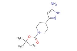 eMolecules​&nbsp;Ambeed / tert-Butyl 4-(5-amino-1H-pyrazol-3-yl)piperidine-1-carboxylate / 100mg / 525064822 / A152203 /  / 1169563-99-8 / MFCD16618570 / 266.345 / C13H22N4O2