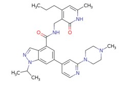 eMolecules​ 1346704-33-3 | Ambeed | 1-Isopropyl-N-((6-methyl-2-oxo-4-propyl-12-dihydropyridin-3-yl)methyl)-6-(2-(4-methylpiperazin-1-yl)pyridin-4-yl)-1H-indazole-4-carboxamide