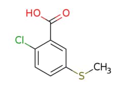 eMolecules​&nbsp;Ambeed / 2-Chloro-5-(methylthio)benzoic acid / 1g / 525054263 / A144104 /  / 51546-12-4 / MFCD00009721 / 202.650 / C8H7ClO2S