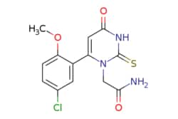 eMolecules​ 1435467-37-0 | Ambeed | 2-(6-(5-Chloro-2-methoxyphenyl)-4-oxo-2-thioxo-34-dihydropyrimidin-1(2H)-yl)acetamide