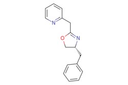 eMolecules​&nbsp;Ambeed / (R)-4-Benzyl-2-(pyridin-2-ylmethyl)-45-dihydrooxazole / 100mg / 722704182 / A1475094 /  /  / [null] / 252.317 / C16H16N2O