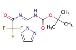 eMolecules​&nbsp;Ambeed / tert-Butyl ((1H-pyrazol-1-yl)((222-trifluoroacetyl)imino)methyl)carbamate / 250mg / 696731575 / A1521840 /  / 2028307-97-1 / [null] / 306.245 / C11H13F3N4O3