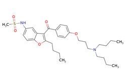 eMolecules​&nbsp;Ambeed / N-(2-Butyl-3-(4-(3-(dibutylamino)propoxy)benzoyl)benzofuran-5-yl)methanesulfonamide / 10mg / 534568158 / A404830 /  / 141626-36-0 / MFCD00910331 / 556.760 / C31H44N2O5S
