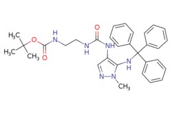 eMolecules​ 689293-69-4 | Ambeed | 2-Methyl-3-tritylamino-4-[(2-N-bocamino)ethylaminoacarbonyl]amino-2H-pyrazole