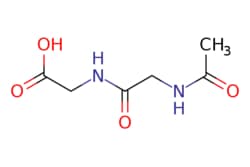 eMolecules​&nbsp;Ambeed / 2-(2-Acetamidoacetamido)acetic acid / 5g / 525118951 / A202743 /  / 5687-48-9 / MFCD00037788 / 174.156 / C6H10N2O4