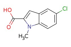 eMolecules​&nbsp;AstaTech / 1H-INDOLE-2-CARBOXYLIC ACID 5-CHLORO-1-METHYL- / 0.25g / 348850796 / F52624 / 95.000 / 59908-47-3 / MFCD03848205 / 209.630 / C10H8ClNO2