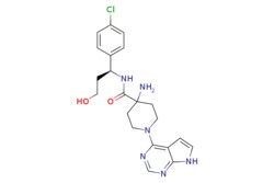 eMolecules​ 1143532-39-1 | Ambeed | (S)-4-Amino-N-(1-(4-chlorophenyl)-3-hydroxypropyl)-1-(7H-pyrrolo[23-d]pyrimidin-4-yl)piperidine-4-carboxamide