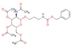 eMolecules​ Ambeed / (2R3R4R5R6R)-5-Acetamido-2-(acetoxymethyl)-6-(3-(((benzyloxy)carbonyl)amino)propoxy)tetrahydro-2H-pyran-34-diyl