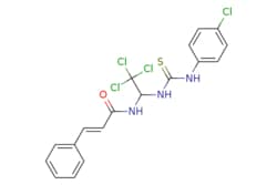 eMolecules​ Ambeed / (E)-N-(222-Trichloro-1-(3-(4-chlorophenyl)thioureido)ethyl)cinnamamide