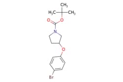 eMolecules​&nbsp;ChemScene / 1-N-Boc-3-(4-Bromophenoxy)pyrrolidine / 250mg / 572280319 / CS-0060926 / 0.000 / 1159825-42-9 / MFCD12068410 / 342.233 / C15H20BrNO3