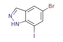 eMolecules​ Pharmablock / 5-bromo-7-iodo-1H-indazole / 25mg / 779716279